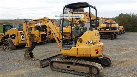 2004 john deere mini excavator|John Deere 35C ZTS Mini Excavator .